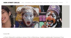 Desktop Screenshot of fernstreetcircus.com