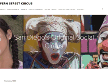 Tablet Screenshot of fernstreetcircus.com